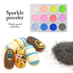 Free Shipping! Nail Art, Nail Glitter, Powder, Sparkle Beads, Glitter, Gel Nails, Nail Supplies, Nail Decoration, Gel Nail Art, DIY Nails, Nail Studio [(2) Sparkle Powder]