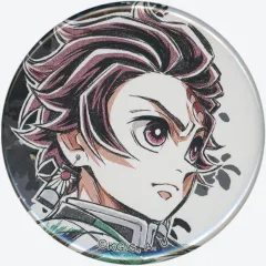 【中古】バッジ・ピンズ 竈門炭治郎 44mm缶バッジ 「鬼滅の刃 無限列車編 柱描き下ろしイラスト -杏寿郎と炭治郎- WEBSHOPくじ」 E賞