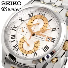 2024年最新】セイコー SEIKO プルミエ Premier クロノグラフ クオーツ メンズ 腕時計 SNAF79P1 ブラの人気アイテム -  メルカリ