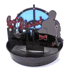 【中古】銀製品・指輪・アクセサリー(キャラクター) 江戸川コナン＆赤井秀一(シルエット) ピアス＆ジュエリースタンドセット 「名探偵コナン」 ユニバーサル・スタジオ・ジャパン限定