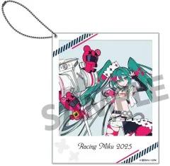 【中古】キーホルダー レーシングミク 2025(キービジュアル1 Ver.) ポラロイド風アクリルキーホルダー 「初音ミク GTプロジェクト」