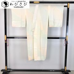 長襦袢 暈し 花模様 半衿付 J-295
