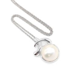 TASAKI タサキ ネックレス SILVER 925 マベパール ハーフパール 真珠