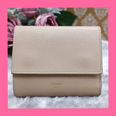 美品 CELINE セリーヌ キーケース 6連 レザー カーフスキン グレージュ CELINE セリーヌ キーケース 6連 レザー カーフスキン グレージュ