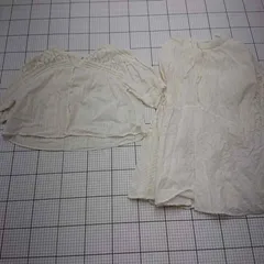 ◇ ⊂ SM2 サマンサ モスモス シンプル系 ロング丈 - シャツブラウス スカートセット サイズF ホワイト系 レディース E  【1509190034905】