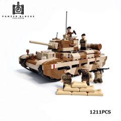 ESシリーズ イギリス マチルダ 歩兵戦車Mk.II マチルダII ブロック戦車 ミリタリー 戦車 パンツァーブロックス