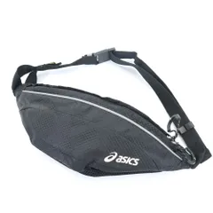 アシックス ボディバッグ  ブラック系 asics ウエストポーチ メンズ