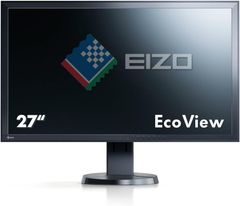EIZO FlexScan 27インチ カラー液晶モニター EV2736W 2560x1440 解像度 DVI-D 24Pin / DisplayPort ブラック 中古-508