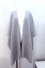 【204485】Snidel スナイデル  【タグ付】 アンゴラ混 ロングニットカーディガン ショール ポンチョ  ・F