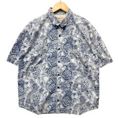 TENDERLOIN テンダーロイン B.D SHT S/S PRINT ペイズリー 半袖シャツ ブルー サイズ S 正規品 / 51210