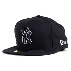 12492048 NEWERA ニューエラ new era 59FIFTY ニューヨーク・ヤンキース ブラック × ブラック スノーホワイト 13562245【TB】