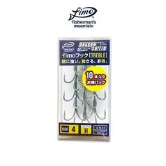 フィーモ ルアー用フック フィーモフック Hタイプ FIMO FIMOHOOK TYPE-H トリプルフック トレブルフック 替フック シーバス プラグ 鈎 ハリ