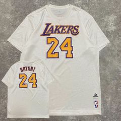 NBA コービー・ブライアント ロサンゼルス・レイカーズ ナンバリング Tシャツ adidas 古着 バスケ