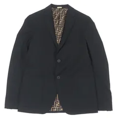 訳あり　格安　FENDI テーラードジャケット FENDI（フェンディ）テーラードジャケット 黒 サイズ:46(M位