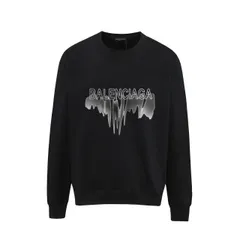 【本日限定特価】Balenciaga メンズ＆レディース スウェットシャツ プリント 400g カタログカラー S-XL [本日特価|新品未使用品]