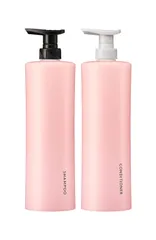 【在庫セール】コンディショナー 〕 ピンク & (デザイン シャンプー No.141) 〔 ※花王のシャンプー/コンディショナーつめかえ用(ラクラクecoパック) は別売りです セット 1組 スマートホルダー B:ピンク