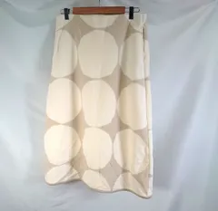 UNIQLO×marimekko フリーススカート ライトグレー ユニクロ マリメッコ レディース Lサイズ