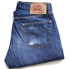 00s ポーランド製 Levi'sリーバイス 501 デニムパンツ w34★114 ユーロ ヨーロッパ オールド ジーンズ ストレート ヒゲ ダメージ