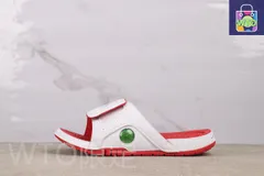 【今日特価】Air Jordan 13 エアジョーダン 13 代 684915-121 ホワイトレッド スリッパ-WTO輸入