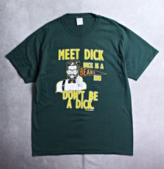【アメリカ古着】ユーズドTシャツ MEET DICK BEARS コメディ パロディ Lサイズ