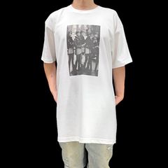 オリジナル ビッグ Tシャツ 90年代ファッション スーパーモデル スナップ シンディクロフォード ケイトモス ナオミキャンベル 白 ホワイト 2XL(3L) 3XL(4L) 4XL(5L) 5XL(6L) オーバー サイズ メンズ レディース ユニセックス