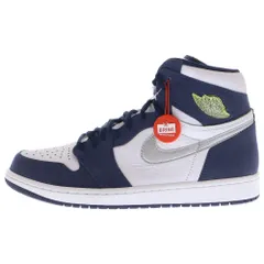 NIKE (ナイキ) AIR JORDAN 1 HIGH OG CO.JP 2020 エアジョーダン ハイカットスニーカー ホワイト/ネイビー US10/28cm DC1788-100