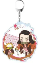 【中古】キーホルダー・マスコット(キャラクター) 竈門禰豆子 デカキーホルダー 「鬼滅の刃×ラスカル」