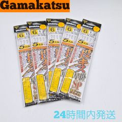 がまかつ 投キス仕掛 早掛SP 5本鈎 6号 5セット 硬質ハリス エステル 早掛スペシャル N-160 Gamakatsu キス仕掛