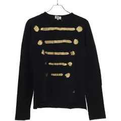 Vivienne Westwood MAN ヴィヴィアンウエストウッド マン ロングスリーブプリントカットソー  ブラック ゴールド 44のサムネイル