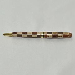 [文房具]富士屋ホテル FUJIYA HOTEL 寄木細工ボールペン ほぼ未使用