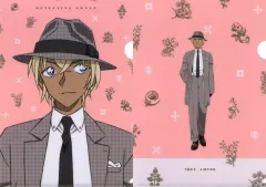 【中古】クリアファイル 安室透 A4クリアファイルセット(2枚組) 「セガ ラッキーくじ 名探偵コナン Vintage Look」 K賞