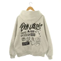 ベンデイビス BEN DAVIS ジップパーカー ジャケット スウェット L ライトグレー /ES ■OS ■AX