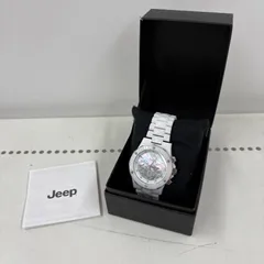 JEEPソーラー腕時計 新品ホワイトセラミック非売品