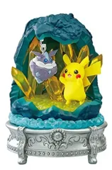 【中古】トレーディングフィギュア メレシー＆ピカチュウ 「Pokemon GEMSTONE COLLECTON 光り輝くしんぴのキセキ」
