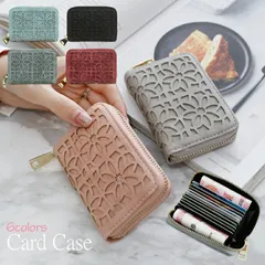 【EE104 アウトレット390】 カードケース レディース 大容量 おしゃれ 薄型 じゃばら コンパクト スリム 名刺入れ 小銭入れ ミニ財布 透かし模様 花柄 可愛い