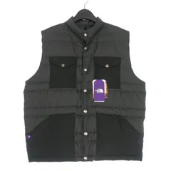 ノースフェイス パープルレーベル THE NORTH FACE PURPLE LABEL Ripstop Sierra Vest リップストップ シエラベスト ダウンベスト M ブラック 黒 Ｎ24FN021 国内正規