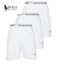 ラルフローレン トランクス メンズ セット 3枚 前開き 下着 polo ralph lauren prl s m l xl ポロホワイトセット 正規品 新品 男性 ry73