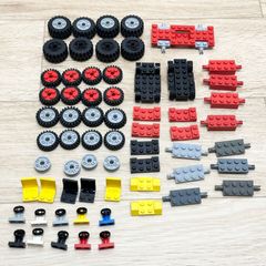 LEGO レゴ 乗り物系 中古 パーツ ホイールホルダー シート タイヤ ホイール ハンドル 大量 ばら売り 部品取り LY-240627-24