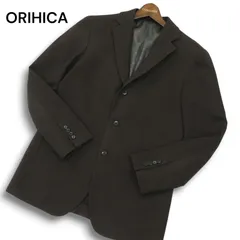 ORIHICA オリヒカ 通年 背抜き ストレッチ★ ウォッシャブル テーラード ジャケット Sz.L メンズ ビジカジ ビジネス