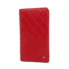 【極美品】 シャネル レザー ポーチ マルチケース ココマーク ビコローレ 赤 CHANEL シャネル ポーチ A80909 B10583 MATELASSE マトラッセ