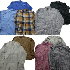 古着卸 まとめ売り アウトドアブランドMIX 長袖シャツ 10枚セット  