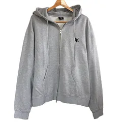 wooalong パーカー　グレー　Lサイズ WOOALONG Signature hood zip-up (WOOALONG/パーカー・フーディ