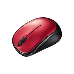 (まとめ）サンワサプライ静音BluetoothブルーLEDマウス レッド MA-BBS311R 1個〔×5セット〕
