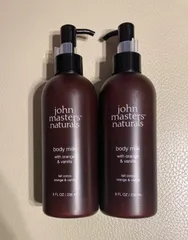 john masters organics　ジョンマスターオーガニック　ボディミルク　オレンジ&バニラ