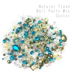 Natural Trend ジェルネイル カラフルアクセサリー パーツセット Vカットストーン ストーン パーツセット アクセサリーパーツ