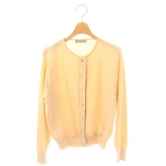 エムプルミエ M-Premier クチュール COUTURE 24SS 異素材切替ニットカーディガン 長袖 38 ベージュ /HK ■OS ■SH