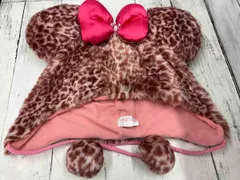 東京ディズニーリゾート ファンキャップ ヒョウ柄 ピンク