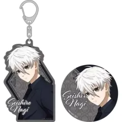 【中古】グッズセット 凪誠士郎 缶バッジ＆アクリルキーホルダー 「ブルーロック」