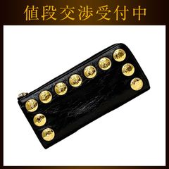 ミュウミュウ Ｌ字ファスナー 長財布 ec-21633 ブラック 美品 財布