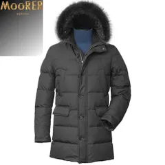 ムーレー MooRER ダウン ダウンジャケット ダウンコート バルビエリ BARBIERI-WK メンズ アウター 撥水 フード付き ファー ブランド 大きいサイズ 暖かい ビジネス 黒 ブラック